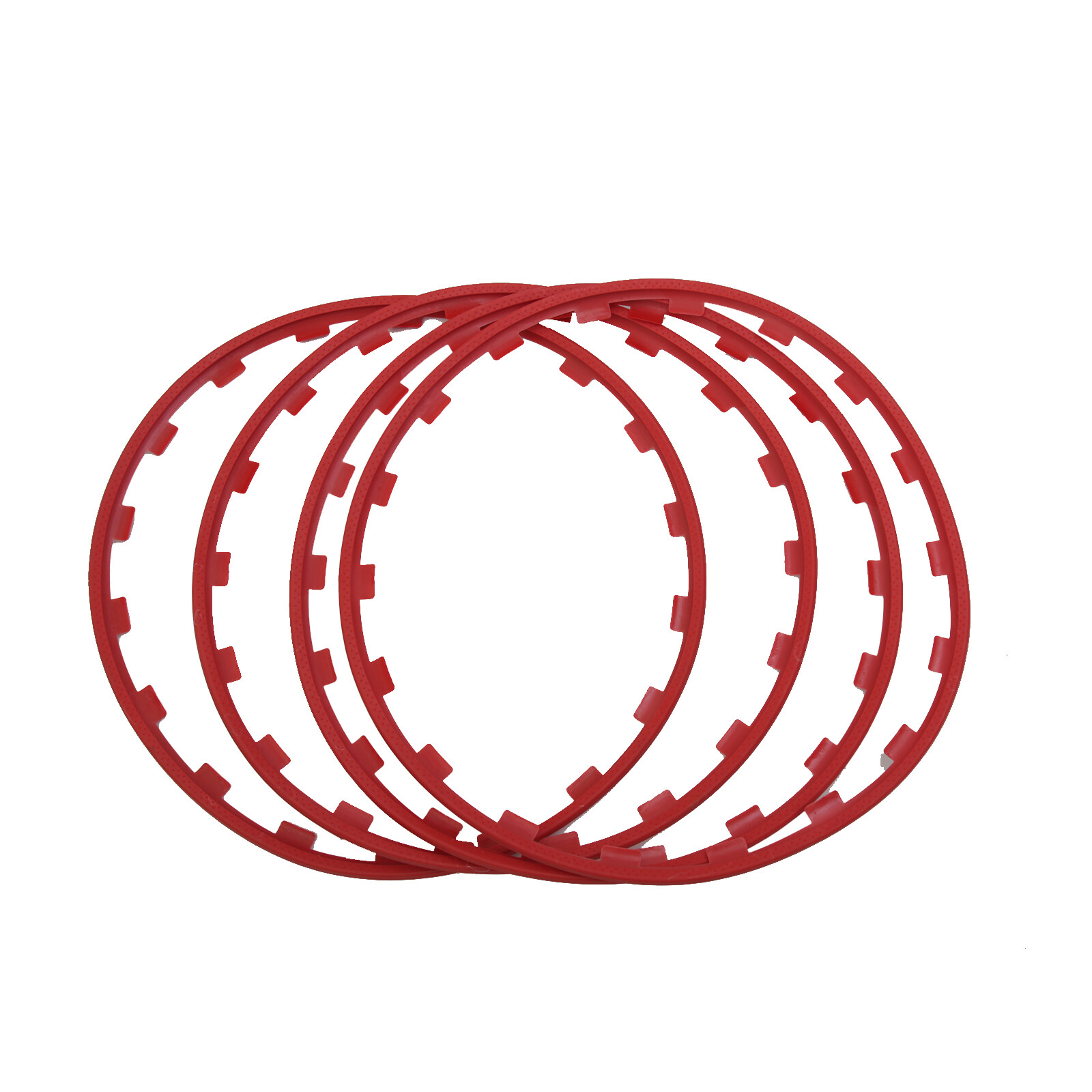 4pcs 16-20 Inch Car Wheel Hub Rim Trim Tire Ring Guard Strip Protector Decor