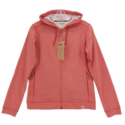 NWT FJALLRAVEN Women’s High Coast Lite Hoodie Full Zip Rowan Red SMALL