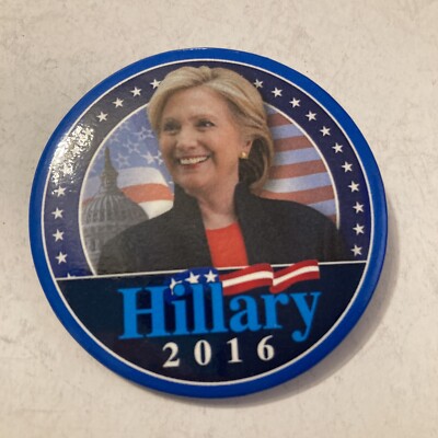 Hillary Clinton Hillary 2016 Campaign button 2.25  NG Slater