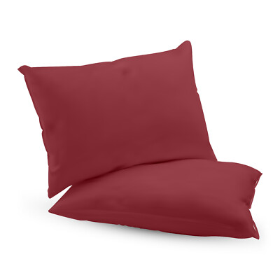 Egyptian Cotton Feel 1800 Count Pillow Case Set Queen Standard King Pillowcase 
