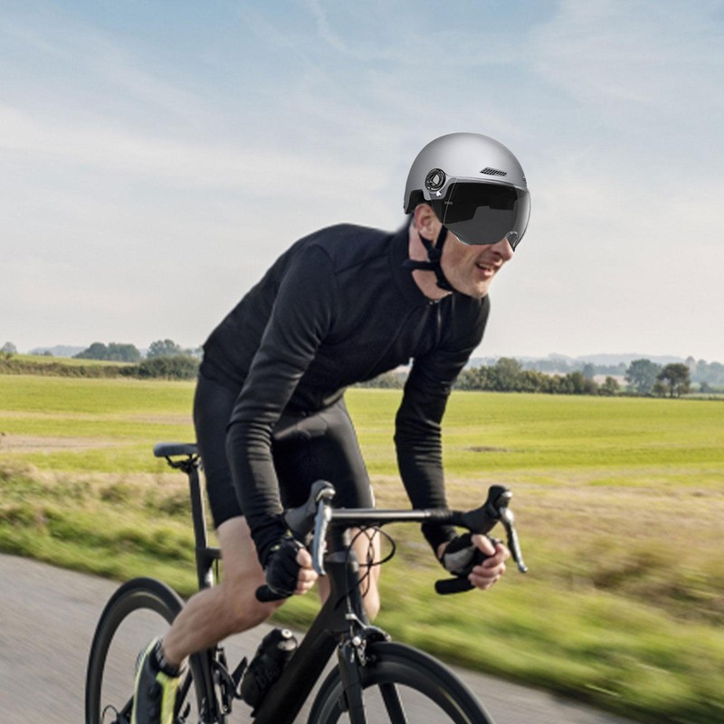 Bicycle Helmets for Adults Highly-Protective Shock-Absorbing Half-Scooter Helmet