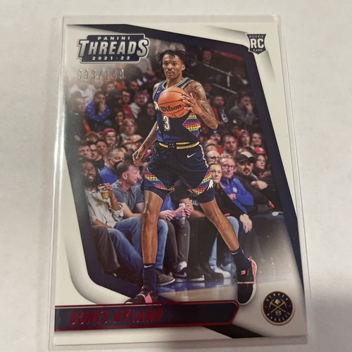 2021-22 Panini Chronicles Threads Red Bones Hyland RC Red 2021-22 Panini Chronicles Threads Red Bones Hyland RC Red