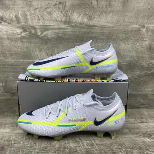 Nike Phantom GT2 Elite FG Men's Size 8 Grey Volt Soccer Nike Phantom GT2 Elite FG Men's Size 8 Grey Volt Soccer