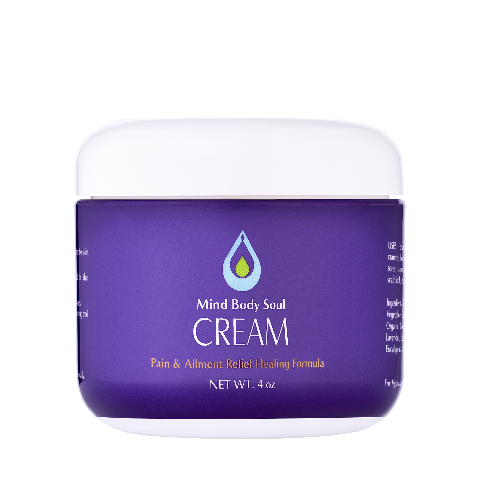 MIND BODY SOUL CREAM - A Natural Pain and Ailment Solution