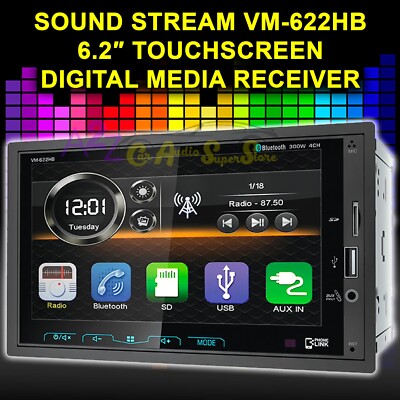 SOUND STREAM VM-622HB 2DIN 6.2'' TOUCH LCD, BLUETOOTH STEREO, ANDROID PHONELINK