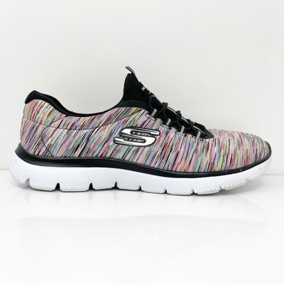 

Skechers Womens Summits 12984 Разноцветные кроссовки для бега Размер 6.5, Multicolor, Summits
