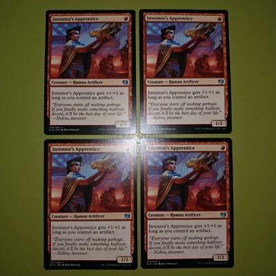 Inventor's Apprentice x4 Kaladesh 4x Playset Magic the Gathering MTG