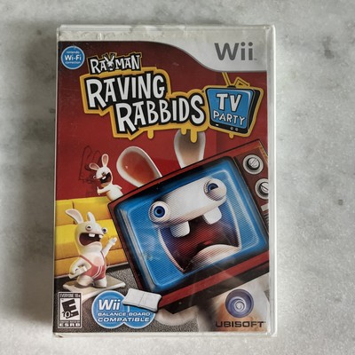 Rayman Raving Rabbids: TV Party (Nintendo Wii, 2008) New Sealed Rare HTF