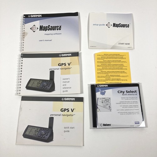 Garmin GPS V Personal Navigator W/ Extras Tested