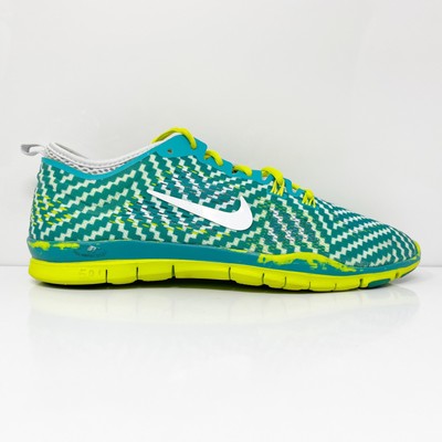 

Кроссовки Nike Womens Free 5.0 TR 4 PRT 629832-302 зеленые кроссовки размер 9, Зеленый, Free 5.0 TR 4 PRT