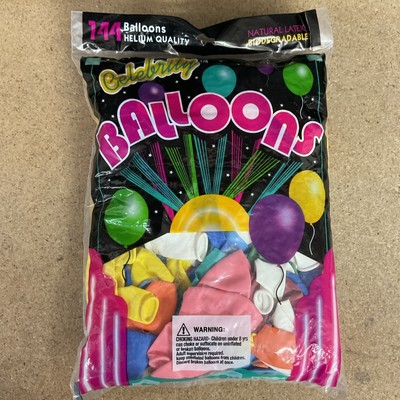 CELEBRITY BALLONS 144 12'' HELIUM BALLOON QUALITY NATURAL LATEX Pearlized MIX