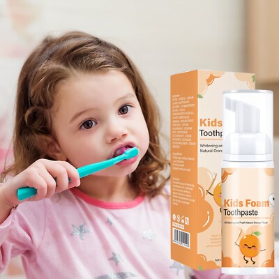 Foam Toothpaste Kids Foam Toothpaste For U Shaped Toothbrush Natural Bio Coffee