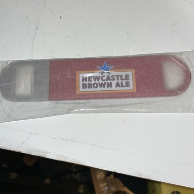 Newcastle Brown Ale Bottle opener Double ended with grip NEW