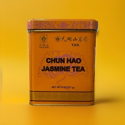 Chun Hao Jasmine Tea 227g – Grüner Tee mit Jasminblüten Tian Hu Shan THS Dose