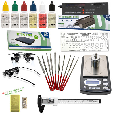 Gold Silver Test Kit Electronic Diamond Tester Troy Ounce Digital Scale Caliper