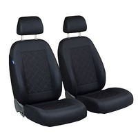 Ecopelle Coprisedili In Nero Fiat Cinquencento 1991-1998 personalizzati..
