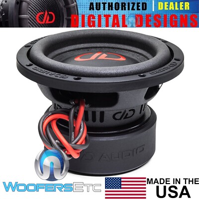 DD AUDIO 1108-D4 8'' USA MADE WOOFER 800W DUAL 4-OHM SUBWOOFER BASS SPEAKER NEW