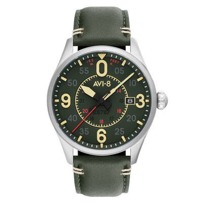 Pre-owned Avi-8 Spitfire Smith Automatic Reading Watch - Brand
