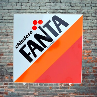 Plaque émaillée FANTA boissons ++ 50*50 cm ++ emailschild enamel sign
