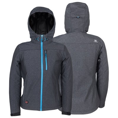 MOBILE WARMING MOBILE WARMING 7.4V WOMEN'S ADVENTURE JACKET HEATHER GREY