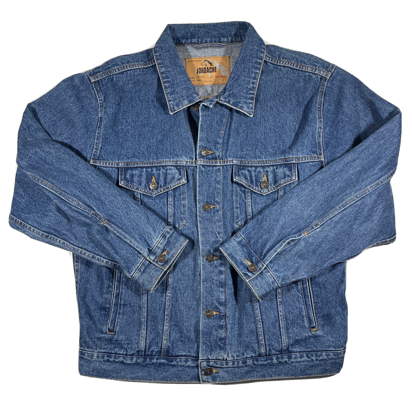 Vintage Jordache Jean Jacket Mens XL 