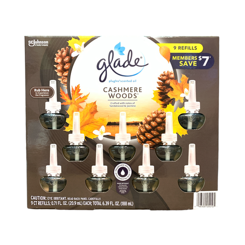 Ароматическое масло Glade Plugins, Кашемировое дерево - Сандал и Яшма, 9 заправок