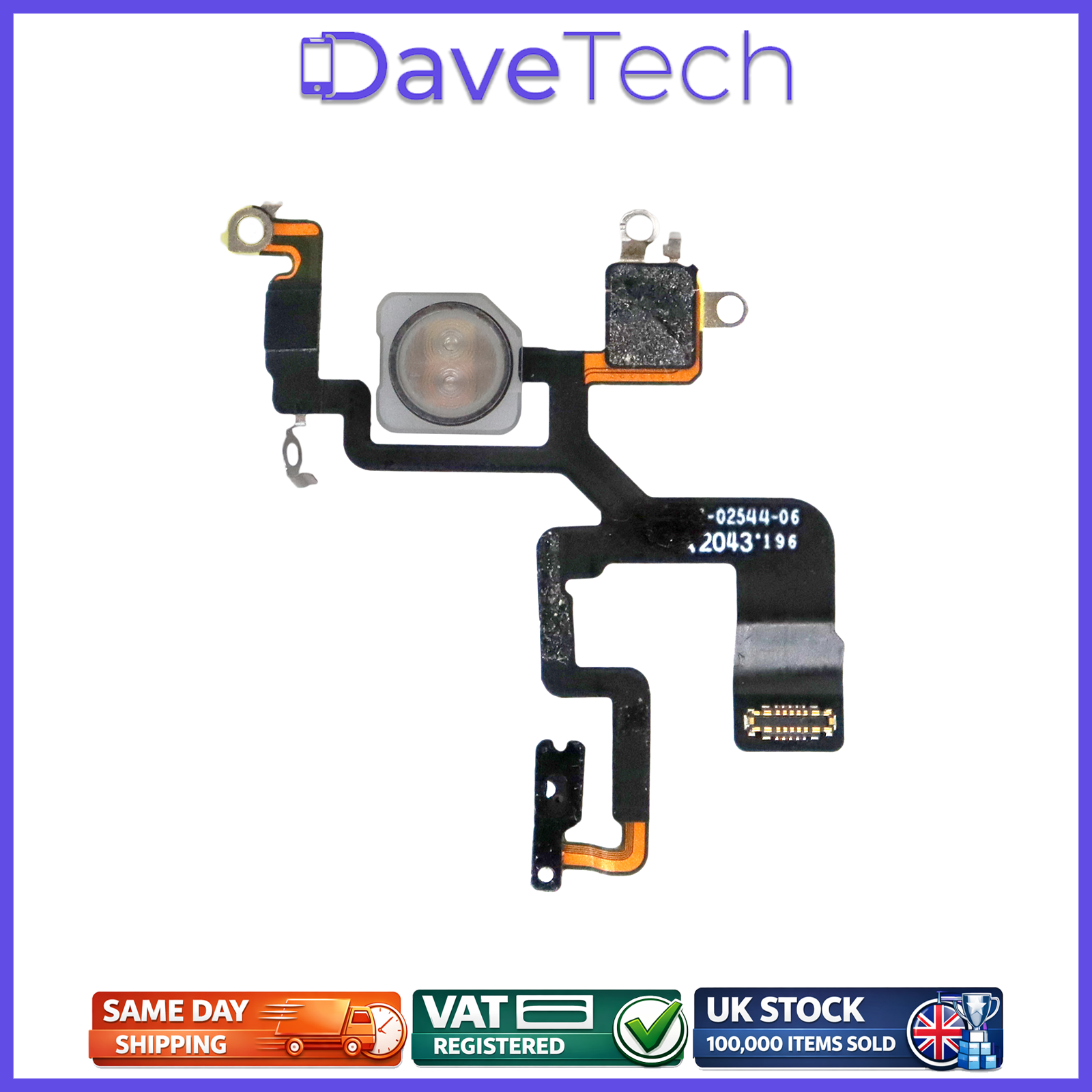 PULLED Genuine Original iPhone 12 Pro Max Flash Light Torch Flex