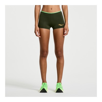 Saucony Women Elite Boy Short Umbra XXS Clothing