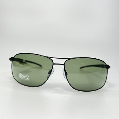 Sun Rayz PS 914 BK Black Aviator Polarized Full Rim Sunglasses 53[]17 140 mm A2
