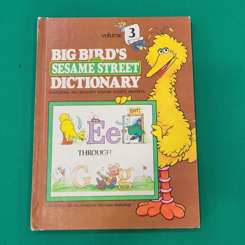 Big Bird's Sesame Street Dictionary Volume 3 Letters E-G