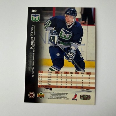 1995 Upper Deck Hockey #400 Robert Kron Electric Ice