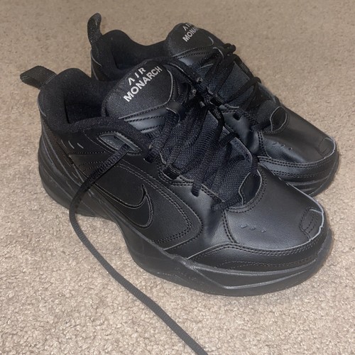 【関税送料込】NIKE Nike Air Monarch IV Black Nike Air Monarch IV Black Size 6-15 US Mens Athletic Shoes