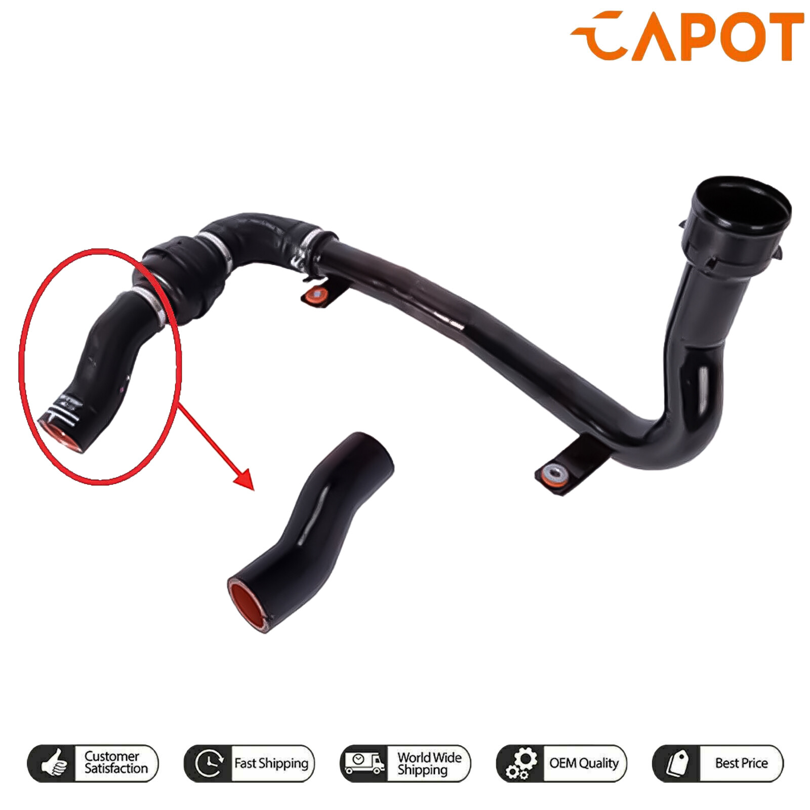 Peugeot Boxer Citroen Relay 2.0 2.2 BlueHDI Upper Turbo Hose Pipe Repair Silicon