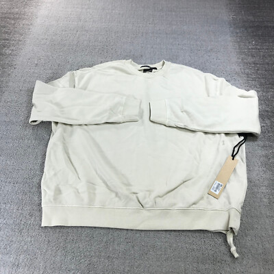 Ksubi Sweater Mens 2XL XXL Sweatshirt Kross Crew Neck Pullover Desert Tan