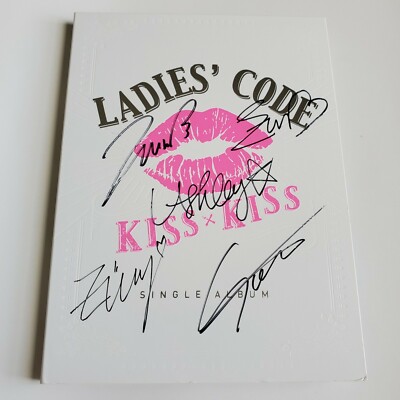 LADIES CODE KISS KISS SIGNED CD AUTOGRAPHED ALBUM ASHLEY
