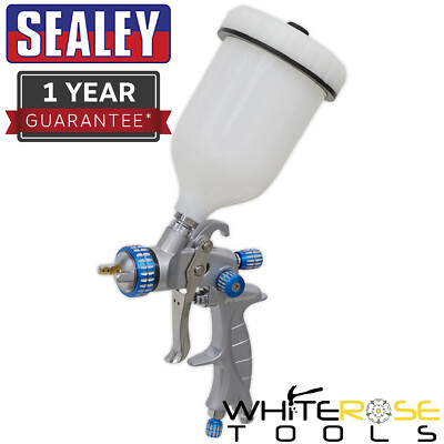 Sealey SP Gravity Feed Spray Gun 1.4mm Set-Up Premier Fan Pattern Flow Control