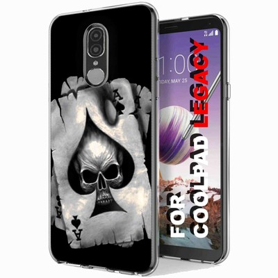 Total Guard Cover Case For Coolpad Legacy, Skull Ace, USA Print