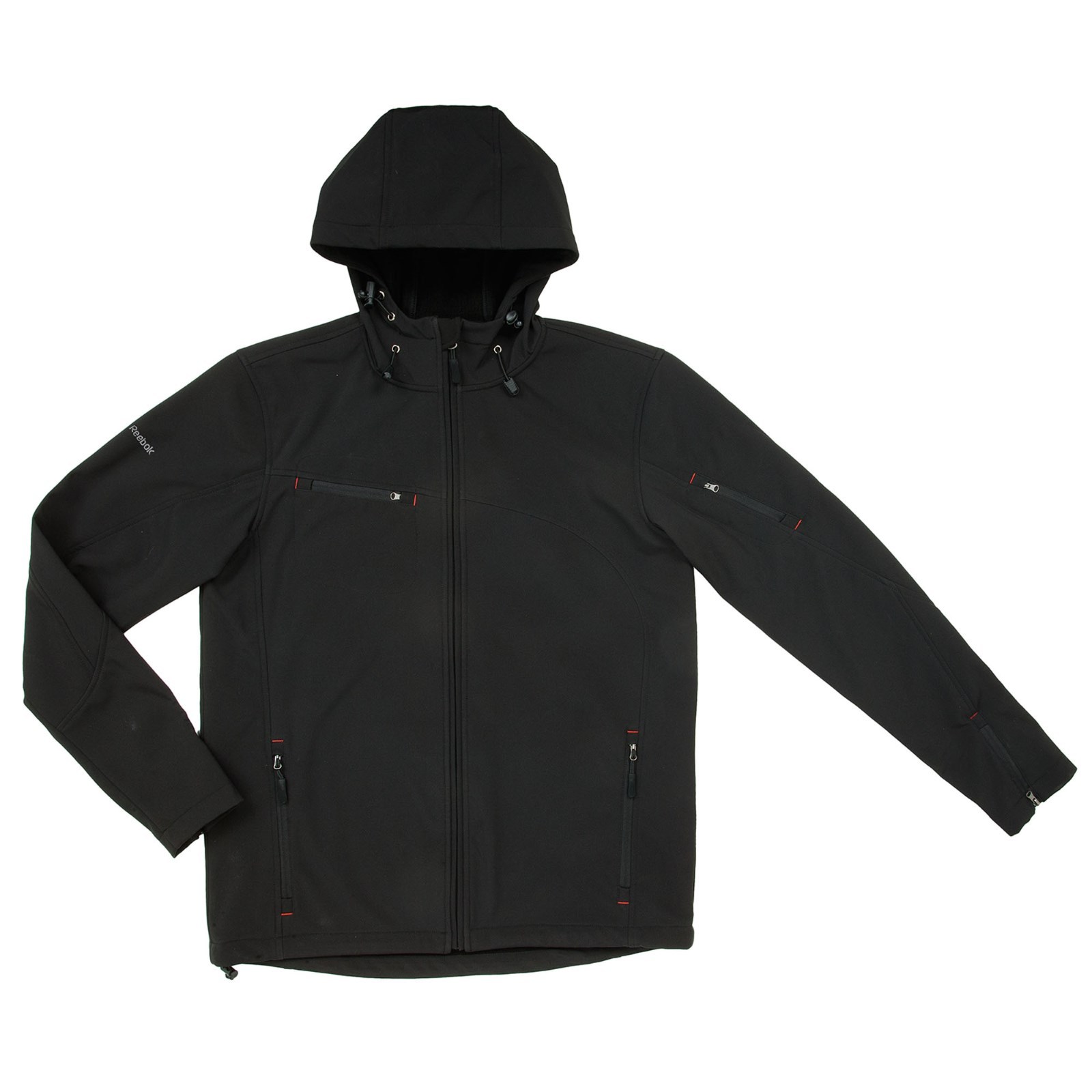 Reebok MENS Size SXL, 2XL, 3XL, 4XL, 5XL Full Zip HOODED SOFTSHELL