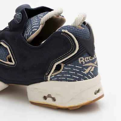 Pre-owned Reebok Instapump Fury 94 [100074848] Men Casual Shoes Obsidian/east Coast Blue