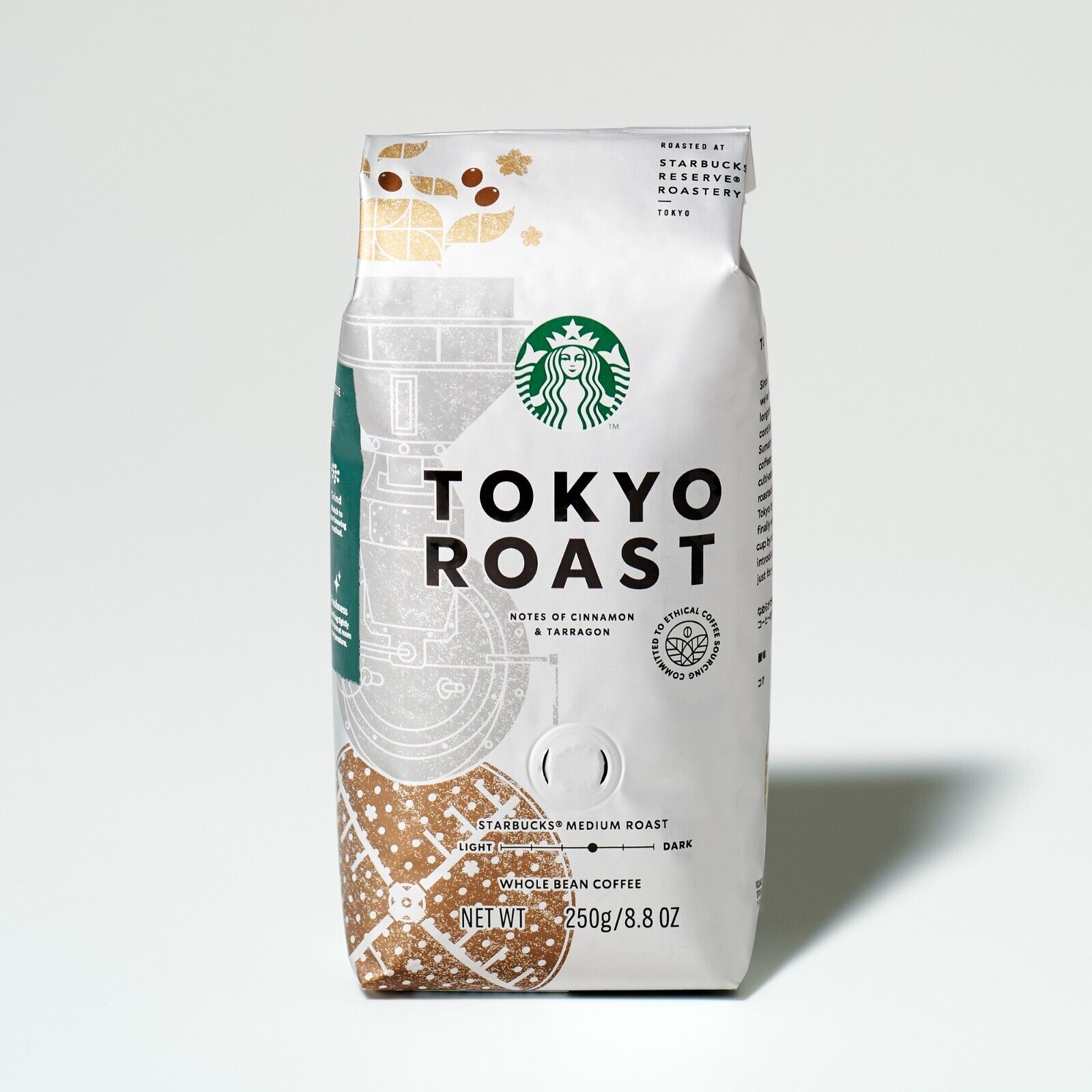 Starbucks Japan TOKYO ROAST whole bean coffee 250g / 8.8oz Starbucks Japan TOKYO ROAST whole bean coffee 250g / 8.8oz