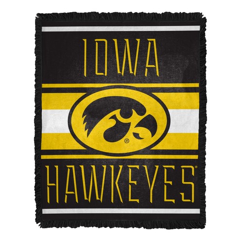 Тканое жаккардовое одеяло Northwest NCAA Iowa Hawkeyes Nose Tackle