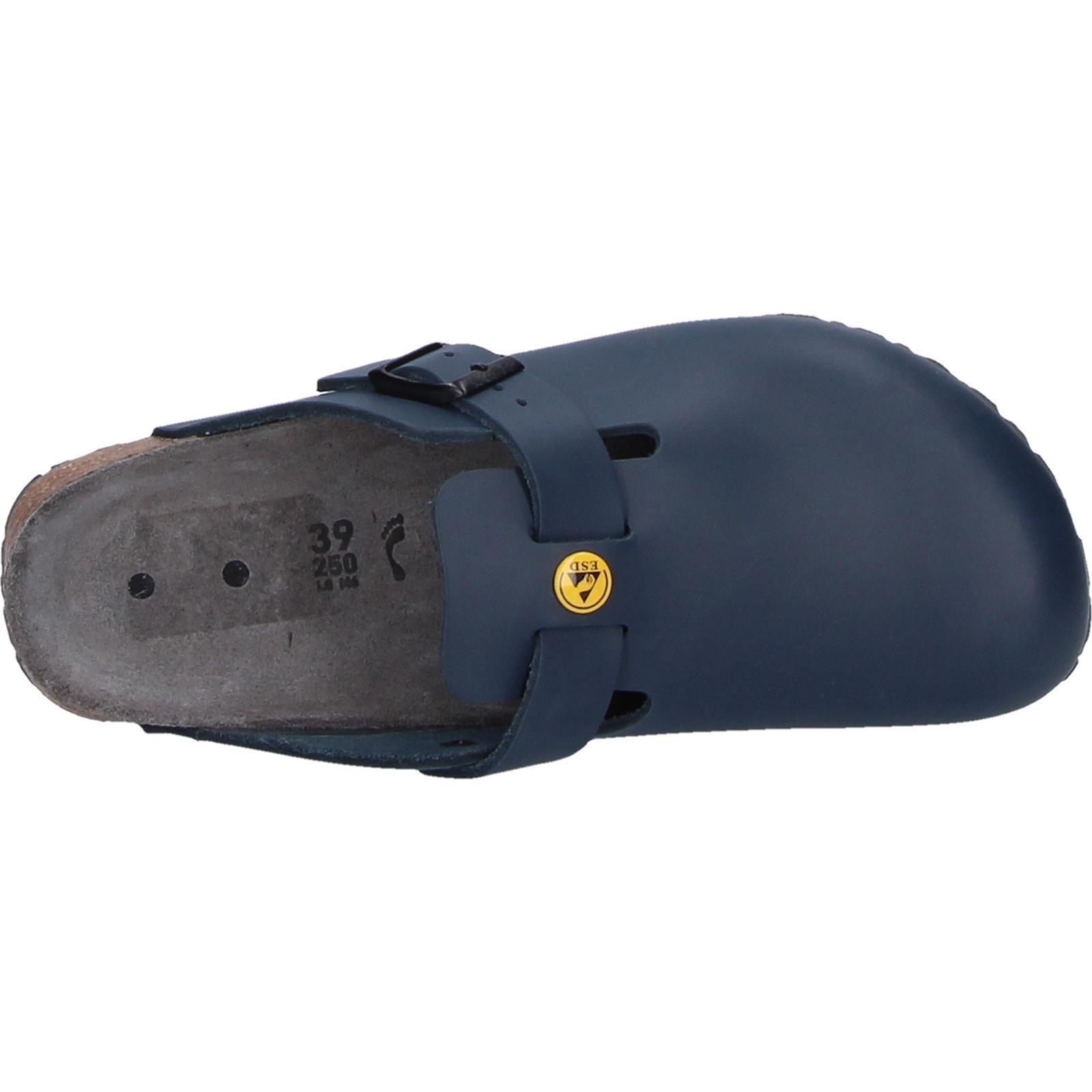 BIRKENSTOCK BIRKENSTOCK BOSTON PANTOLETTE ESD BLAU DAMEN GR. 37