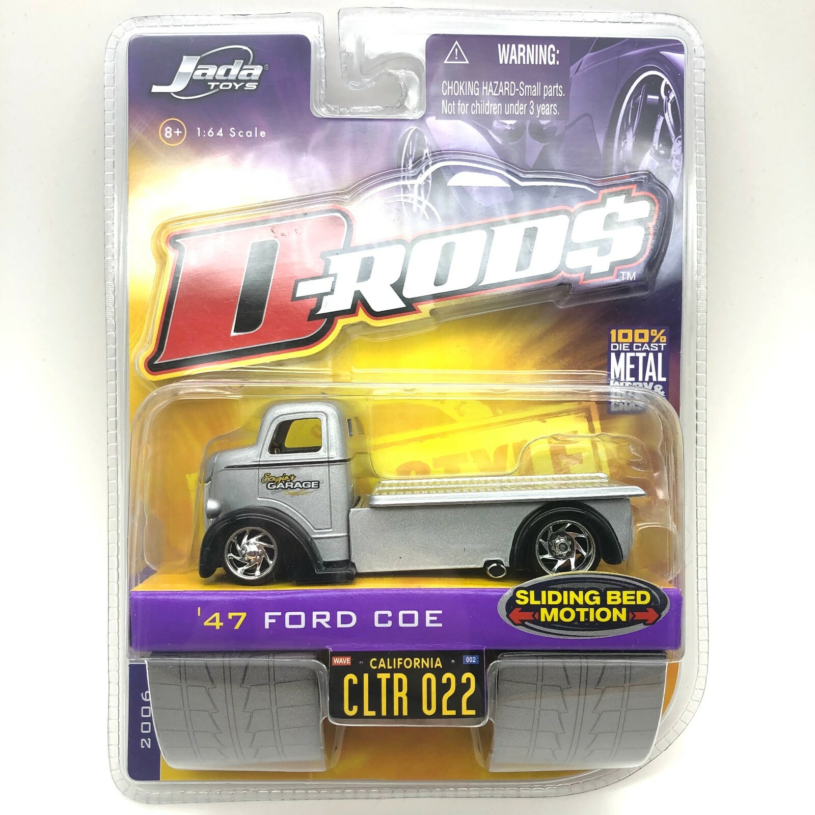 Jada D-Rods 47 1947 Ford COE Car Hauler Sliding Bed Sergio's