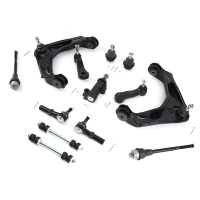 Front Upper Control Arms Tie Rods For 2001-2010 Silverado Sierra 2500 3500 Hd H2