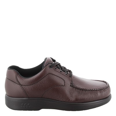 Pre-owned Sas Men's , Bouttime Lace-up Bouttime Cordo Cordovan Leather Suede