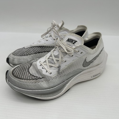 Nike Zoomx Vaporfly Next% Womens Running Shoes White/Silver