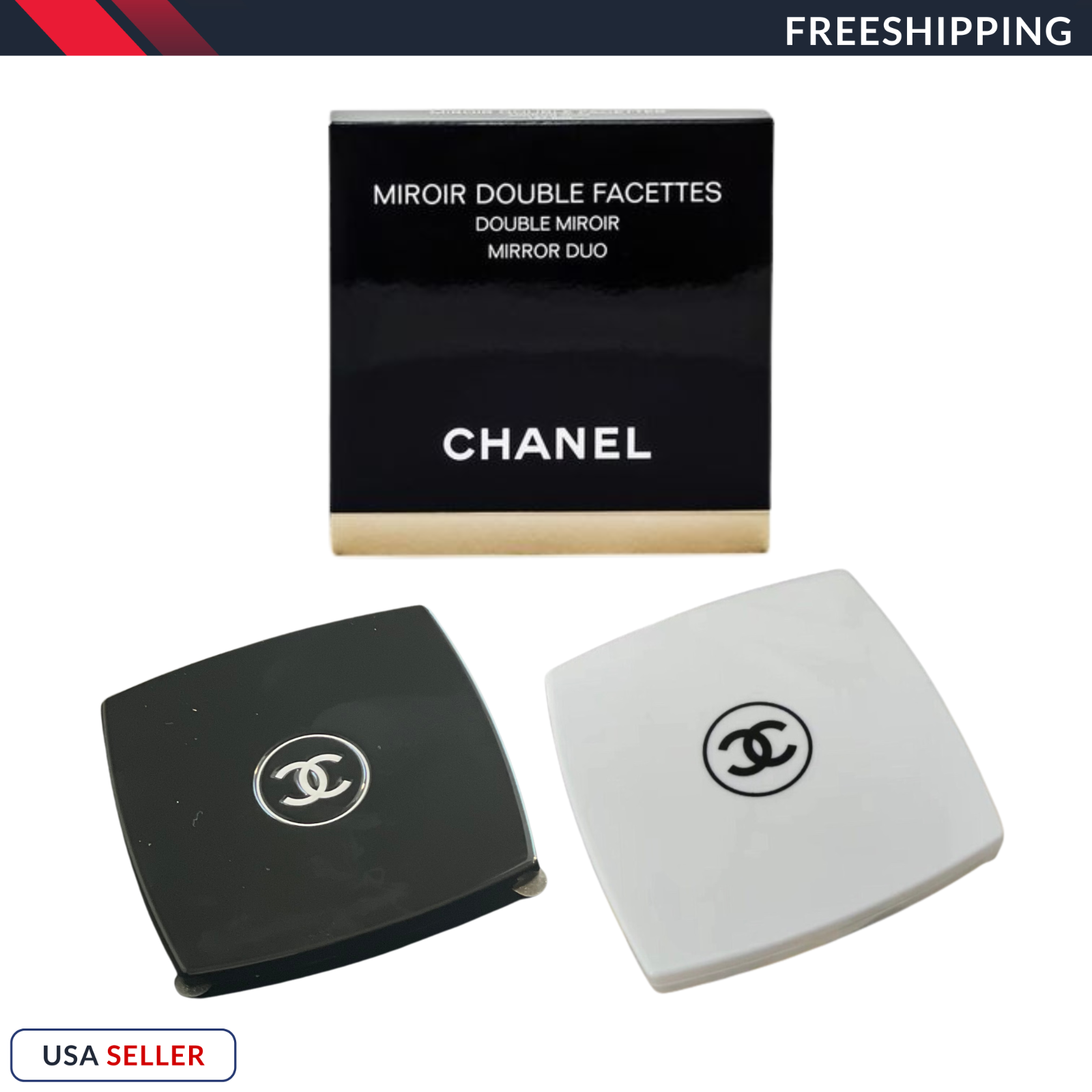 Chanel Mirror Duo Compact Double Facette Makeup Valentine