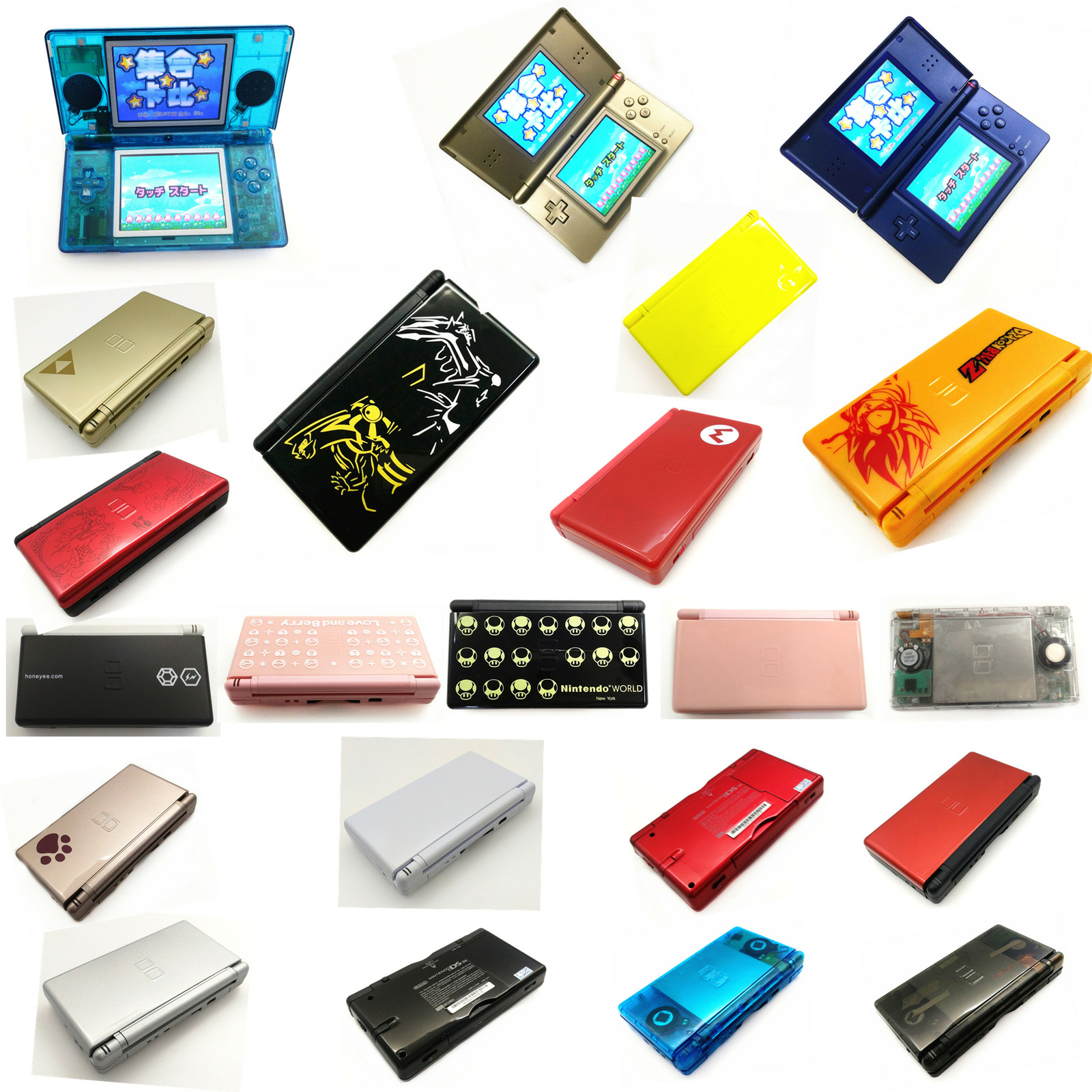 Multi-Color Retrofit Nintendo DS Lite Game Console NDSL