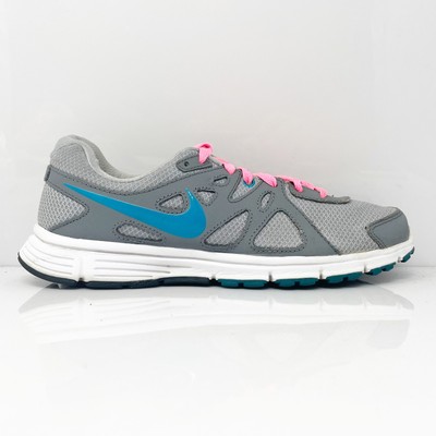 Nike Womens Revolution 2 554900-006 Серые кроссовки для бега Размер 9,5