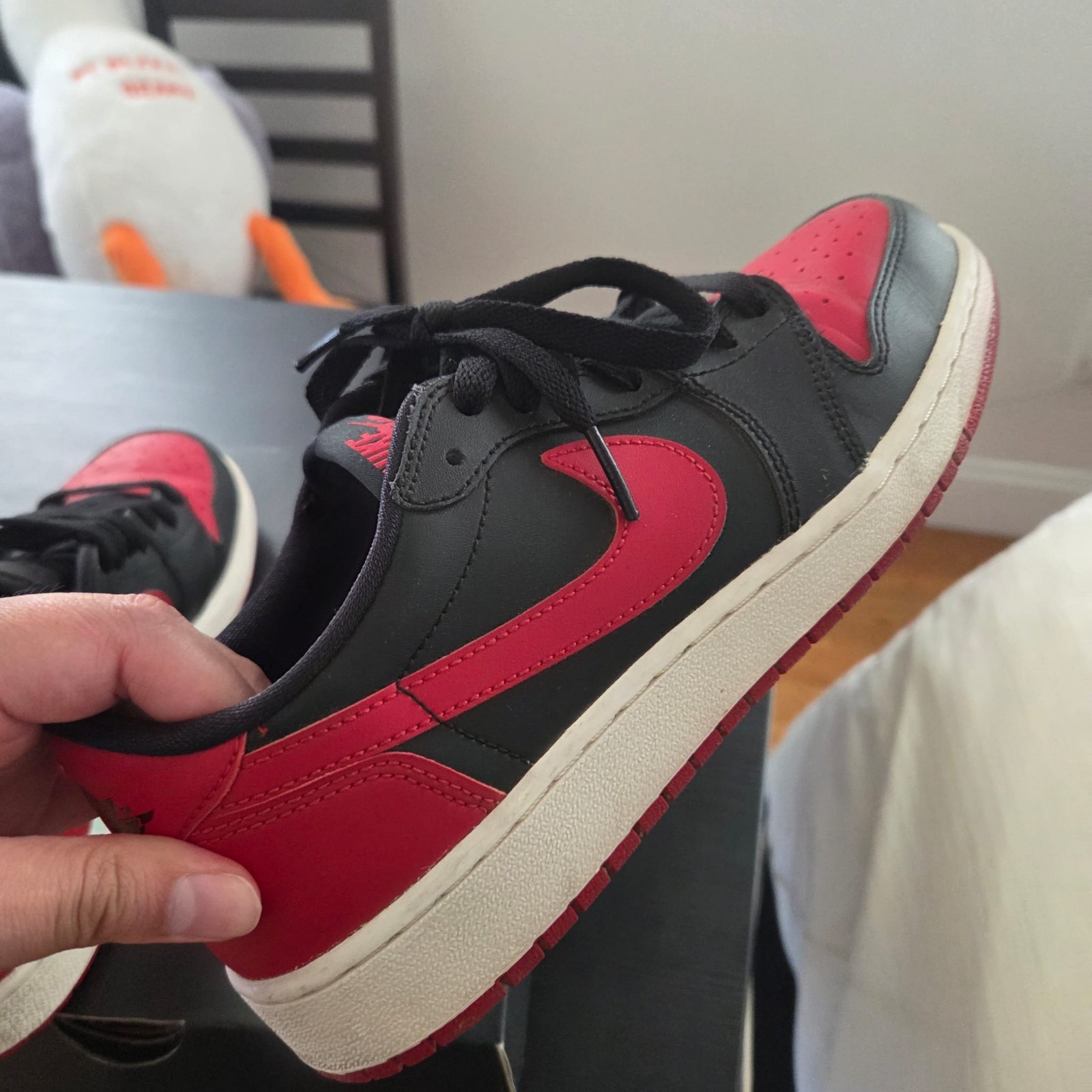 Jordan 1 Retro Low OG BRED Size 6y